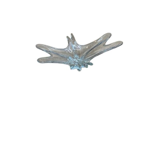 MCM Vintage Splash Drip Glass Bowl 16” long - Picture 3 of 6